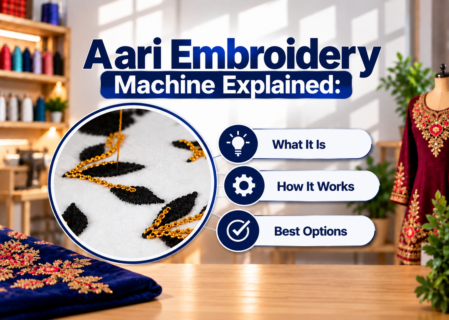 Aari Embroidery Machine Explained